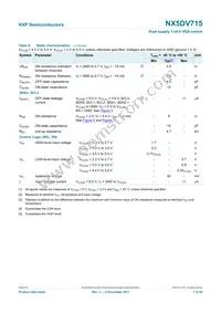 NX5DV715HF Datasheet Page 7