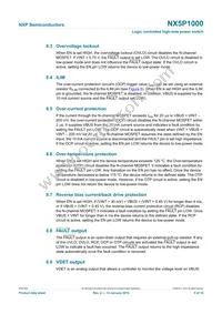 NX5P1000UKZ Datasheet Page 5