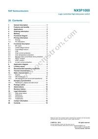 NX5P1000UKZ Datasheet Page 19