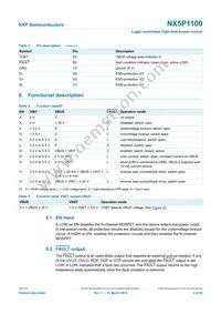 NX5P1100UKZ Datasheet Page 4