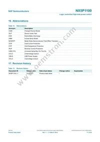 NX5P1100UKZ Datasheet Page 17