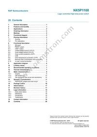 NX5P1100UKZ Datasheet Page 20