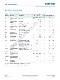 NX5P2090UKZ Datasheet Page 9