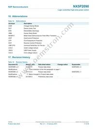 NX5P2090UKZ Datasheet Page 17