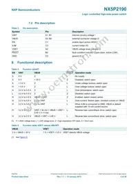 NX5P2190UKZ Datasheet Page 4