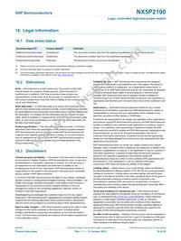 NX5P2190UKZ Datasheet Page 18