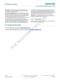 NX5P2190UKZ Datasheet Page 19