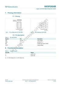 NX5P2924BUKZ Datasheet Page 3