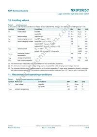 NX5P2925CUKZ Datasheet Page 5