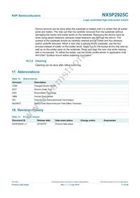 NX5P2925CUKZ Datasheet Page 17