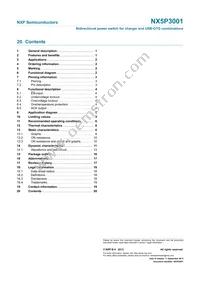 NX5P3001UKZ Datasheet Page 20