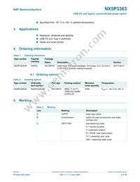 NX5P3363UKZ Datasheet Page 2