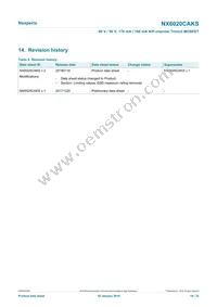 NX6020CAKSX Datasheet Page 19