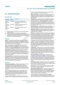 NX6020CAKSX Datasheet Page 20