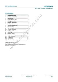 NX7002AKAR Datasheet Page 14