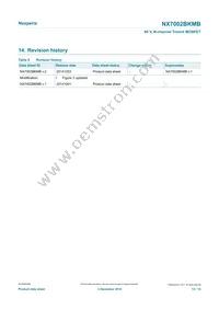NX7002BKMBYL Datasheet Page 13
