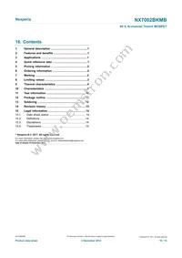NX7002BKMBYL Datasheet Page 16