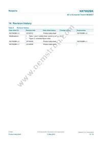 NX7002BKVL Datasheet Page 13