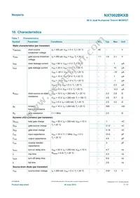 NX7002BKXBZ Datasheet Page 7