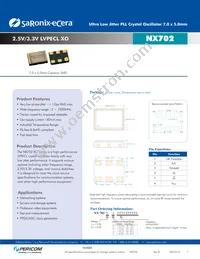 NX7021D0644.531250 Datasheet Cover