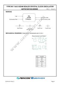 NX7021E0150.000000 Datasheet Page 6