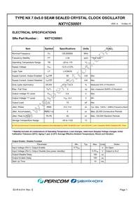 NX71C50001 Datasheet Page 3