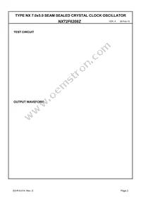 NX72F6208Z Datasheet Page 4