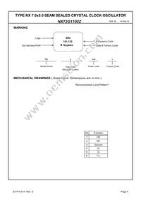 NX72G1102Z Datasheet Page 6