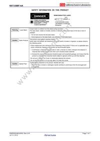 NX7338BF-AA-AZ Datasheet Page 7