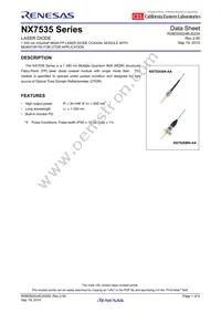 NX7535BN-AA-AZ Datasheet Cover