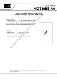 NX7639BB-AA-AZ Datasheet Cover