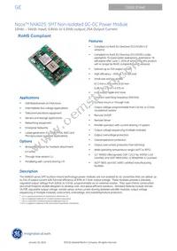 NXA025A0X-SZ Datasheet Cover