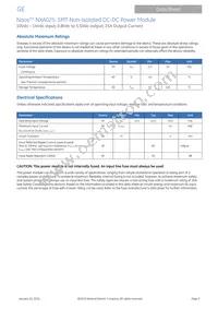 NXA025A0X-SZ Datasheet Page 2