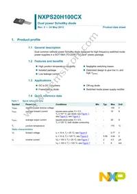 NXPS20H100CX Datasheet Page 2