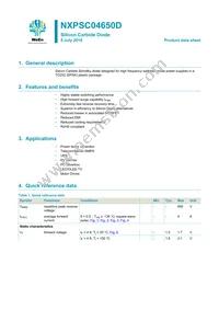 NXPSC04650DJ Datasheet Cover