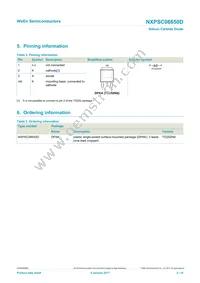NXPSC06650DJ Datasheet Page 2