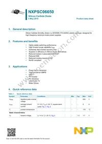 NXPSC06650Q Datasheet Page 2