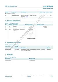 NXPSC08650Q Datasheet Page 3