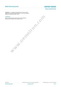 NXPSC10650DJ Datasheet Page 9