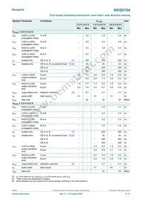 NXS0104GU12X Datasheet Page 9