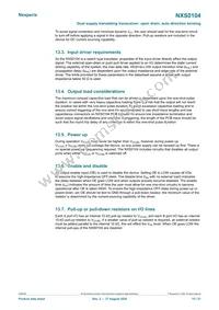 NXS0104GU12X Datasheet Page 15