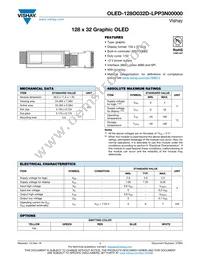 O128O032DLPP3N0000 Datasheet Cover