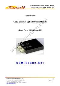 OBM-B3BH2-E01 Datasheet Cover