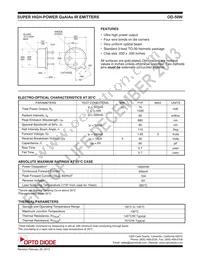 OD-50W Datasheet Cover