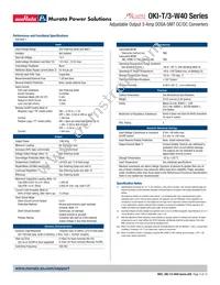 OKI-T/3-W40P-C Datasheet Page 3