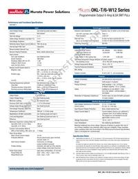 OKL2-T/6-W12P-C Datasheet Page 3