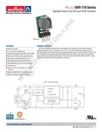 OKR-T/6-W12-C Datasheet Cover