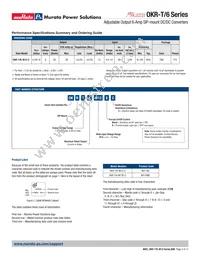 OKR-T/6-W12-C Datasheet Page 2