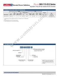 OKX-T/3-D12P-C Datasheet Page 2