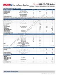 OKX-T/3-D12P-C Datasheet Page 3